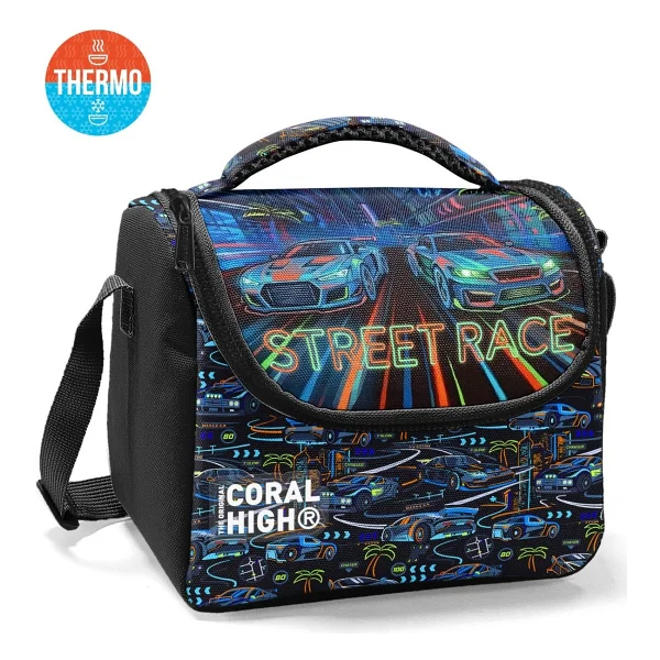Coral High 37157 Araba Desenli Termoslu Beslenme Çantası - Görsel 7