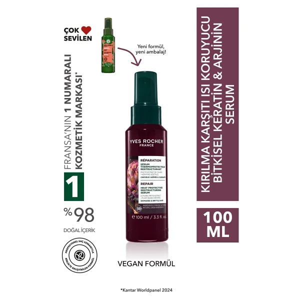 Yves Rocher Yıpranmış Saçlar için Kırılma Karşıtı 100 ml Saç Serumu - Görsel 2