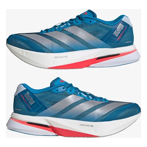 Adidas Adizero Boston 13 JR4868 Mavi-Gri Erkek Koşu Ayakkabısı - Görsel 9