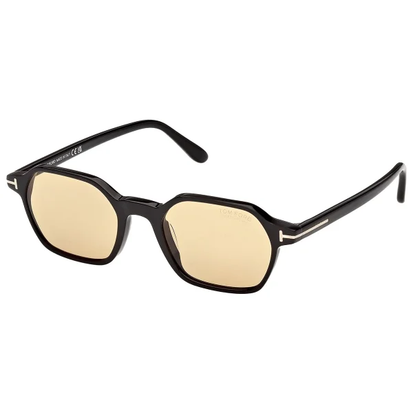 Tom Ford Joey 02 FT1301 01E Shiny Black-Brown Erkek Güneş Gözlüğü - Görsel 2