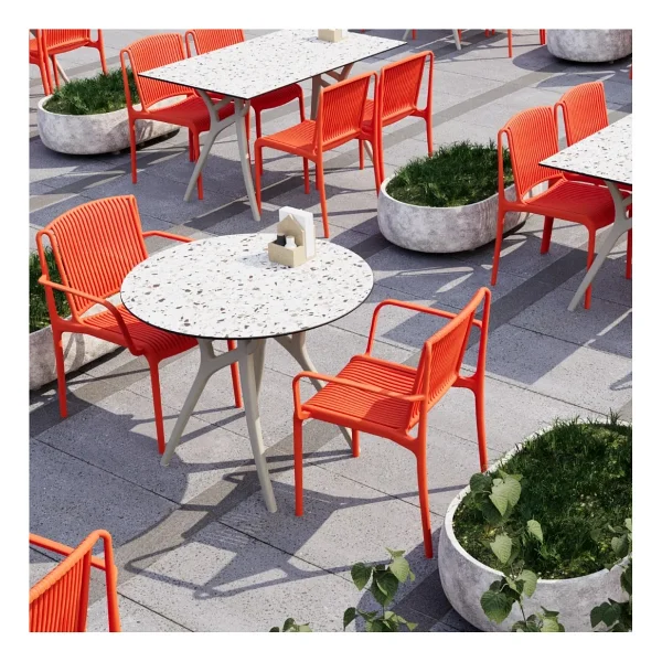 Tilia Nes Polipropilen Kollu Sandalye - Bahçe, Balkon, Dış Mekan, Kafe, Restoran Için - Görsel 2