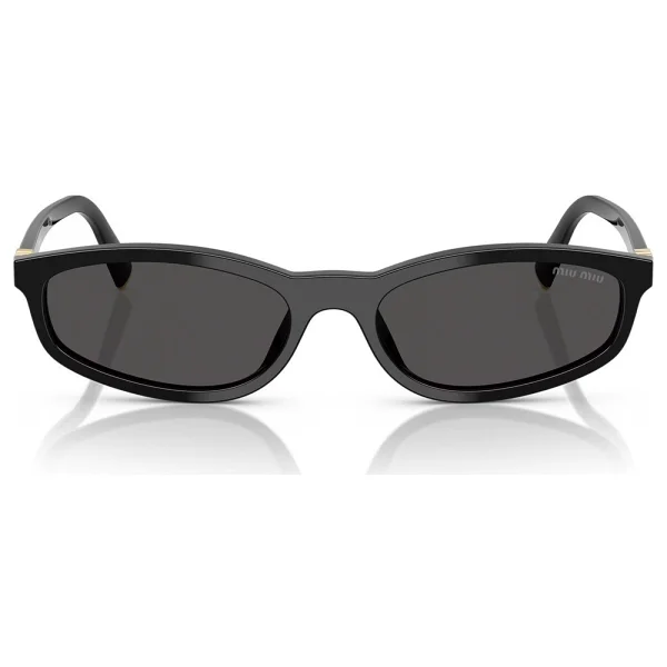 Miu Miu Regard A06S 16K08Z Black-Dark Grey Kadın Güneş Gözlüğü - Görsel 4