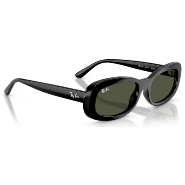 Ray-Ban 2221 901/31 Black-Green Kadın Güneş Gözlüğü - Görsel 5