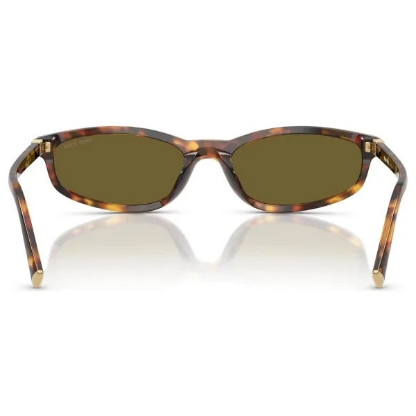 Miu Miu Regard A06S 14L09Z Honey Havana-Dark Brown Kadın Güneş Gözlüğü - Görsel 4