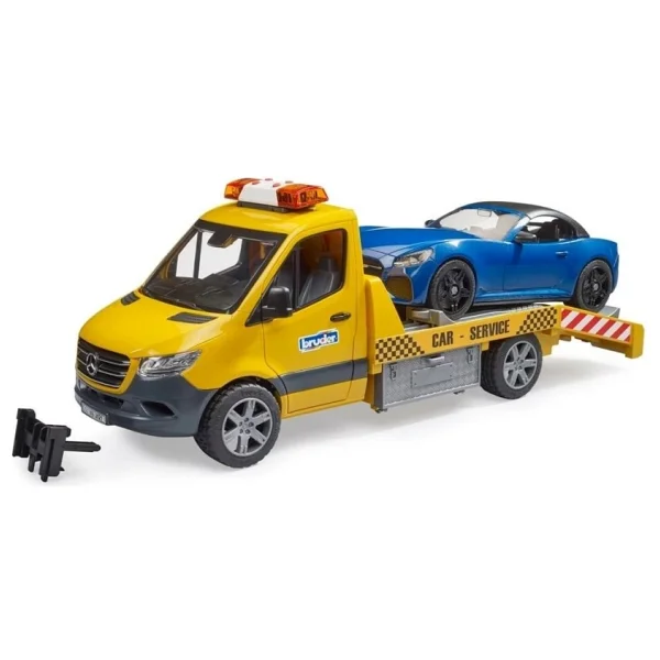 Bruder Mercedes Benz Sprinter Araba Çekici ve Roadster Araba BR02675 - Görsel 2