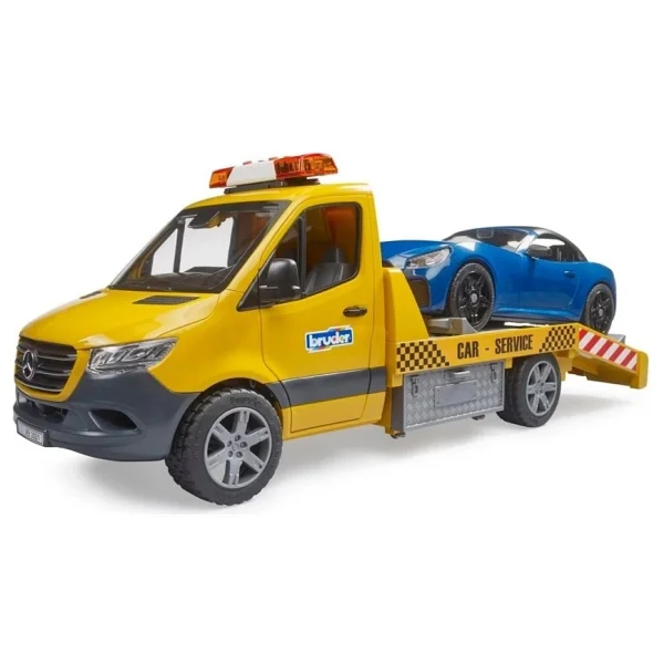 Bruder Mercedes Benz Sprinter Araba Çekici ve Roadster Araba BR02675 - Görsel 3