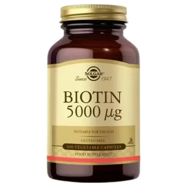 Solgar Biotin 5000 mcg 100 Kapsül - Görsel 3
