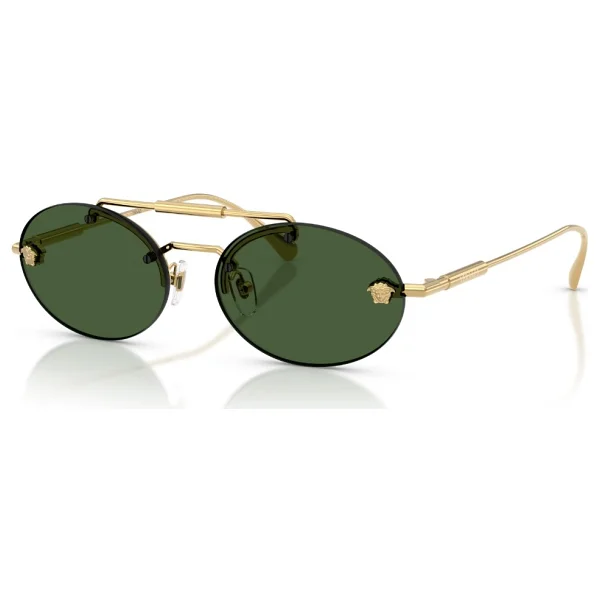 Versace VE2295 100271 Gold-Dark Green Kadın Güneş Gözlüğü - Görsel 6