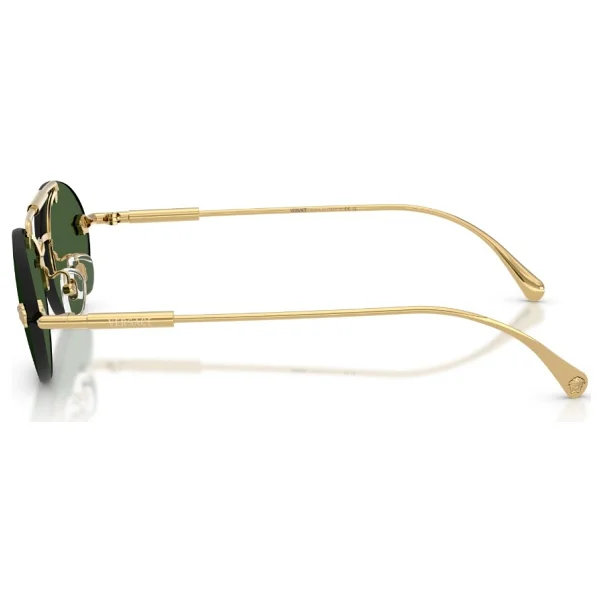 Versace VE2295 100271 Gold-Dark Green Kadın Güneş Gözlüğü - Görsel 2