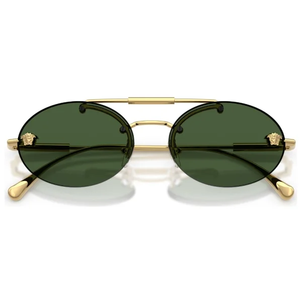 Versace VE2295 100271 Gold-Dark Green Kadın Güneş Gözlüğü - Görsel 5