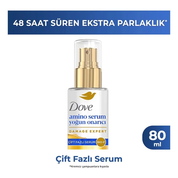 Dove Amino Serum Yoğun Onarıcı Çift Fazlı 80 ml Saç Serumu - Görsel 7