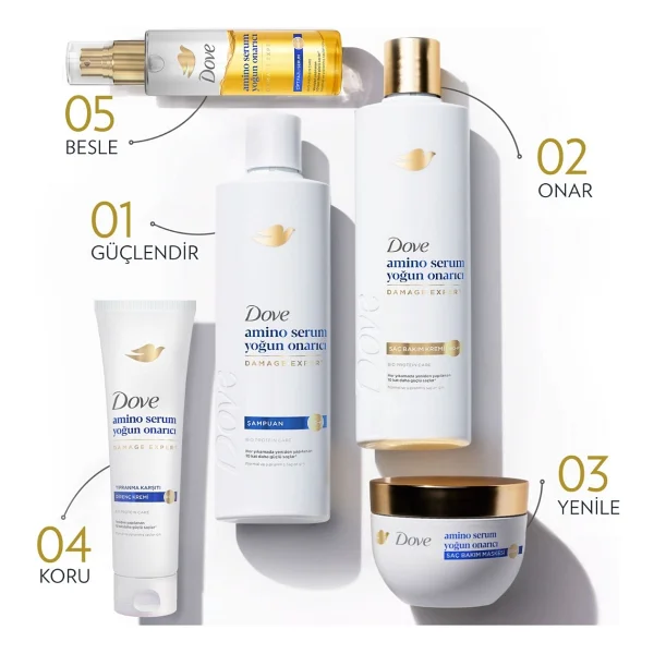 Dove Amino Serum Yoğun Onarıcı Çift Fazlı 80 ml Saç Serumu - Görsel 10
