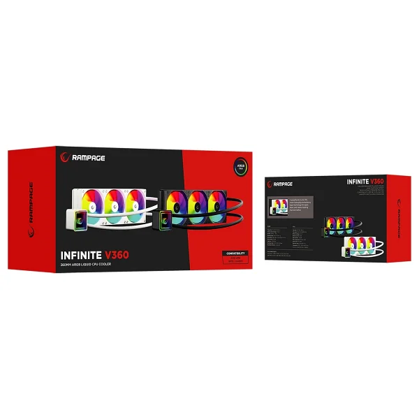 Rampage Infinite V360 ARGB İşlemci Sıvı Soğutucu - Görsel 7