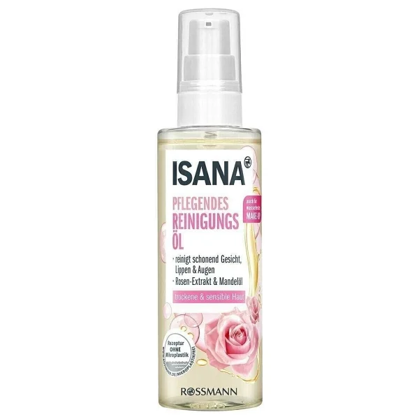 Isana Kuru ve Hassas Ciltler için 100 ml Yüz Temizleme Yağı - Görsel 2
