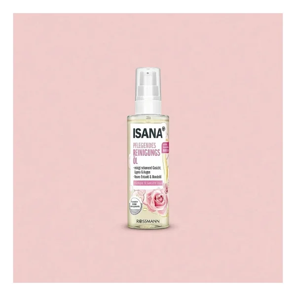 Isana Kuru ve Hassas Ciltler için 100 ml Yüz Temizleme Yağı - Görsel 5