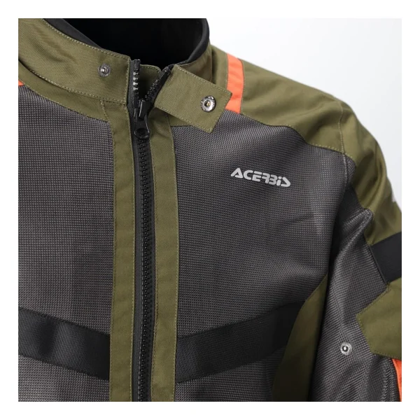 Acerbis Ramsey Vented Long Erkek Haki Yazlık Motosiklet Montu - Görsel 9