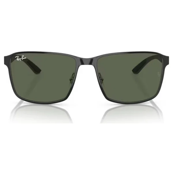 Ray-Ban 3721 914471 Black/Silver-Dark Green Güneş Gözlüğü - Görsel 9