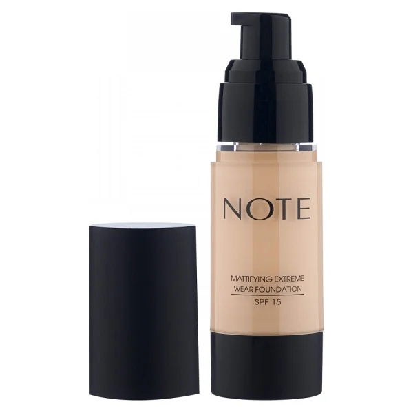 Note Mattifying Extreme Wear SPF 15 01 Beige 35 ml Likit Fondöten - Görsel 6
