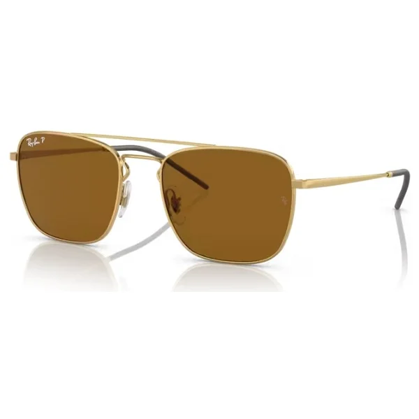 Ray-Ban 3588 925083 Gold-Dark Brown Polarize Erkek Güneş Gözlüğü - Görsel 7