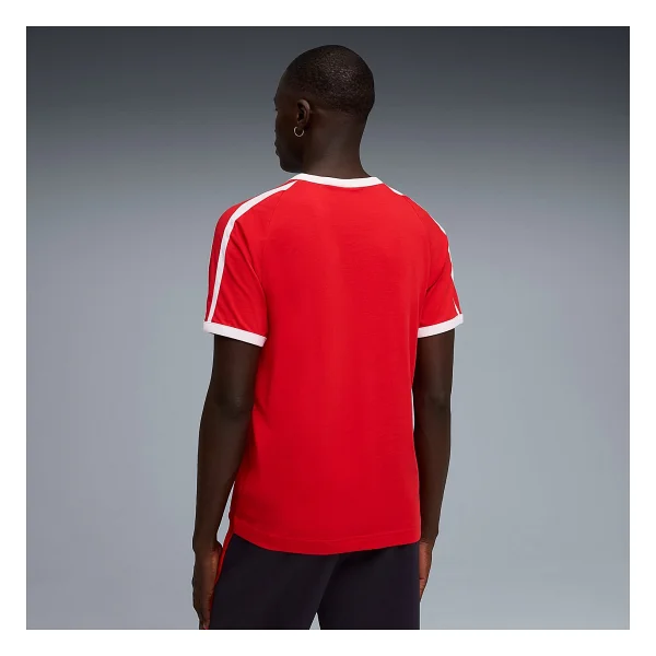Puma T7 Big Cat Ringer 635242-11 Kırmızı Kısa Kollu Bisiklet Yaka Erkek Tişört - Görsel 9