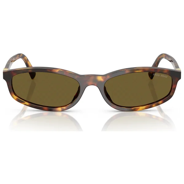 Miu Miu Regard A06S 14L09Z Honey Havana-Dark Brown Kadın Güneş Gözlüğü - Görsel 6