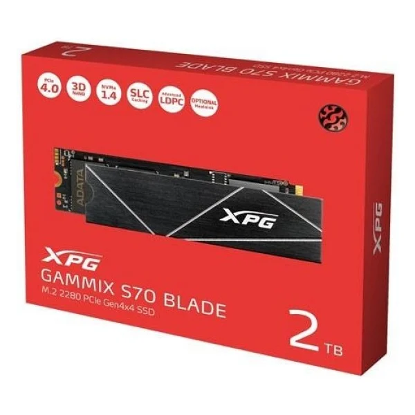 XPG Gammix S70 Blade AGAMMIXS70B-512GB-CS PCI-Express 4.0 512 GB M.2 SSD - Görsel 2