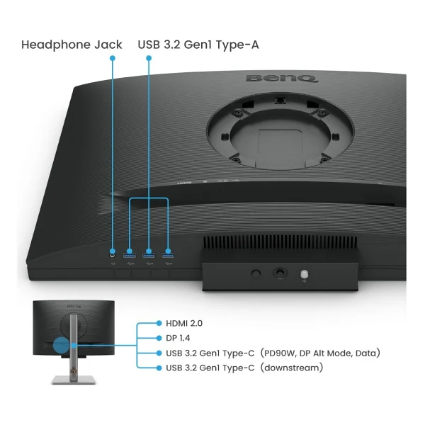 BenQ RD240Q 24.1" 5 ms WQXGA IPS 60 Hz Monitör - Görsel 3
