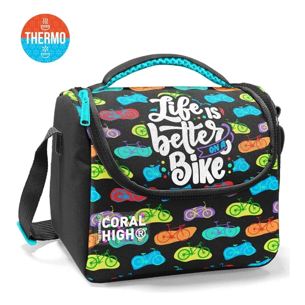 Coral High 37141 Harf Desenli Termoslu Beslenme Çantası - Görsel 7