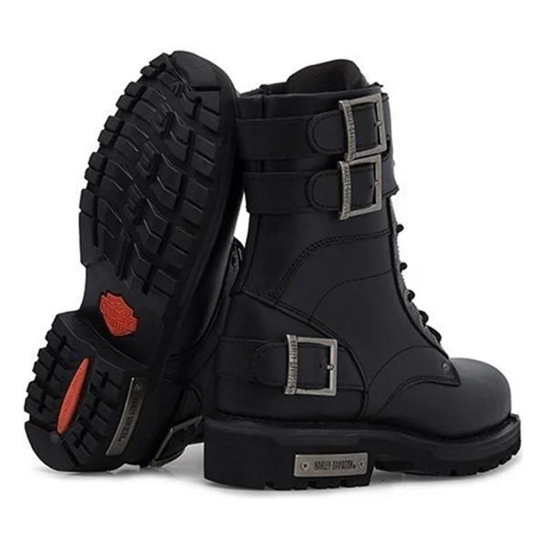 Harley Davidson Ricketson Siyah Erkek Bot - Görsel 4