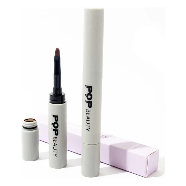 Pop Beauty Kaş Sabitleyici Ve Şekillendirici & Kaş Pomadı, 2'Li Kaş Bakım Seti Medium Brown - Görsel 5