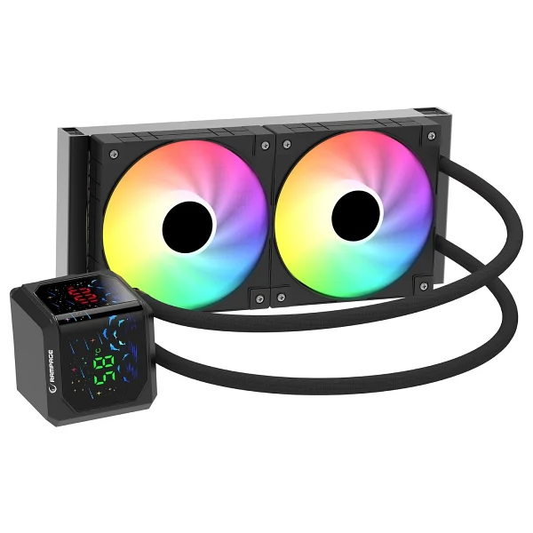 Rampage Helios D24 ARGB 240 mm Siyah İşlemci Sıvı Soğutucu - Görsel 4