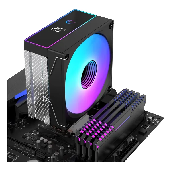 Rampage Octagon B70 ARGB Siyah İşlemci Soğutucu - Görsel 6