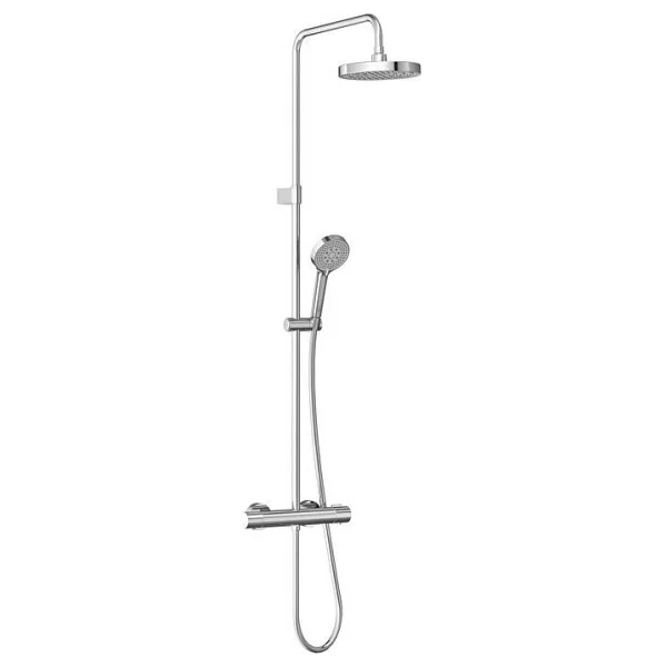 Artema Base Round A47305 Termostatik Krom Duş Seti - Görsel 2