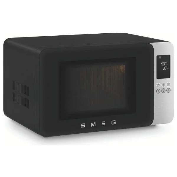 Smeg 4in1 50's Style Retro MOC01BLMEU Siyah 29 lt Mikrodalga Fırın - Görsel 8