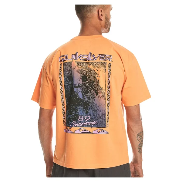 Quiksilver Back Flash EQYZT07605 Kısa Kollu Bisiklet Yaka Erkek Tişört - Görsel 5