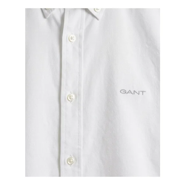 Gant Erkek Slim Fit Pamuk Gömlek - Beyaz - Görsel 3