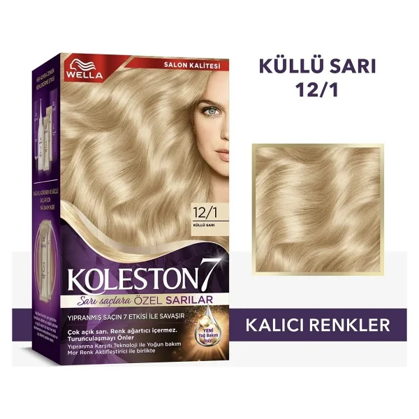 Koleston Supreme 12.1 Küllü Sarı Saç Boyası - Görsel 7