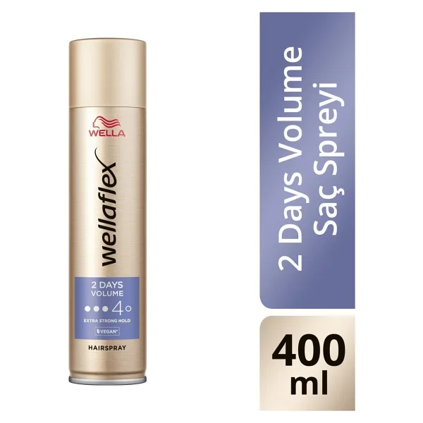 Wella Wellaflex 2 Days Volume Extra Güçlü 400 ml Saç Spreyi - Görsel 10