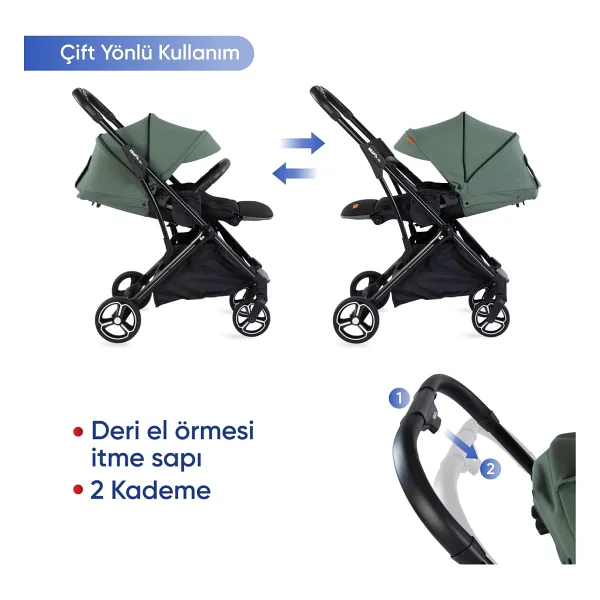 Kraft Viva I-Size Travel Sistem Bebek Arabası - Görsel 5