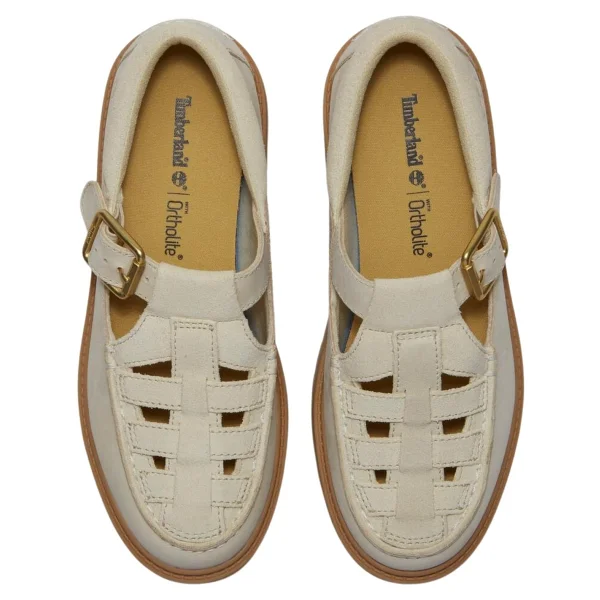 Timberland Stone Street Platform Buckle TB0A4188ER31 Bej Kadın Loafer Ayakkabı - Görsel 8