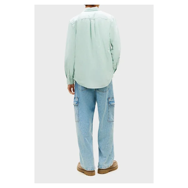 Tommy Hilfiger DM0DM21298 Uzun Kollu Oxford Gömlek - Görsel 3