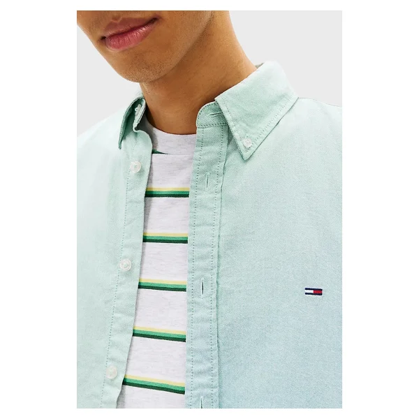 Tommy Hilfiger DM0DM21298 Uzun Kollu Oxford Gömlek - Görsel 4