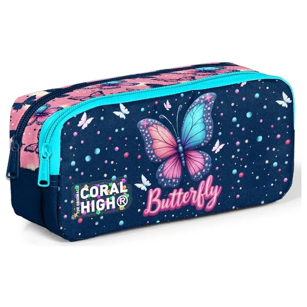 Coral High 31048 Neon Desenli 2 Bölmeli Kalemlik - Görsel 3