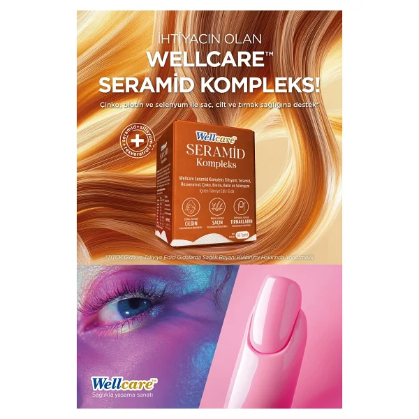 Wellcare Seramid Kompleks 60 Tablet - Görsel 6
