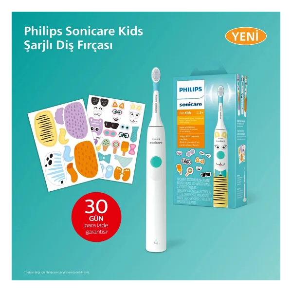 Philips Sonicare Kids HX3601/01 Evcil Hayvan Tasarımı Şarjlı Diş Fırçası - Görsel 7