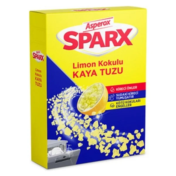 Asperox Sparx Limon Kokulu Kaya Tuzu 1.5 Kg 2 Adet - Görsel 2