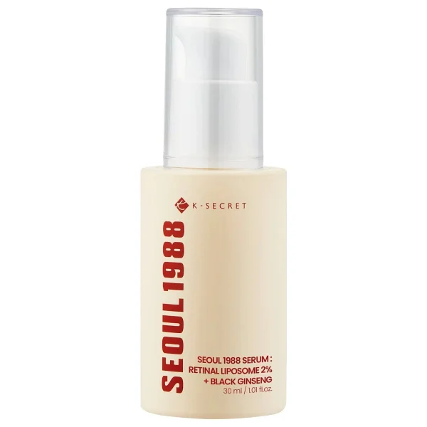 K-Secret SEOUL 1988 Serum : Retinal Liposome 2% + Black Ginseng - Kırışıklık Karşıtı ve Aydınlatıcı Retinal Serum 30ml - Görsel 6