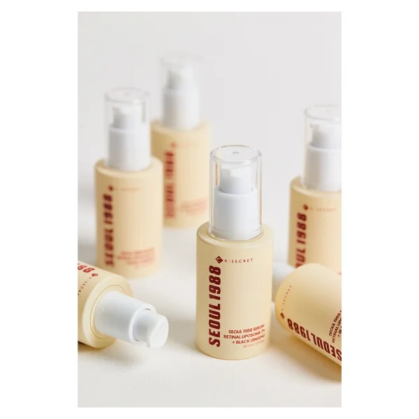 K-Secret SEOUL 1988 Serum : Retinal Liposome 2% + Black Ginseng - Kırışıklık Karşıtı ve Aydınlatıcı Retinal Serum 30ml - Görsel 9