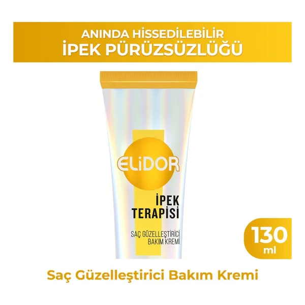 Elidor İpek Terapisi 130 ml Saç Güzelleştirici Krem - Görsel 2