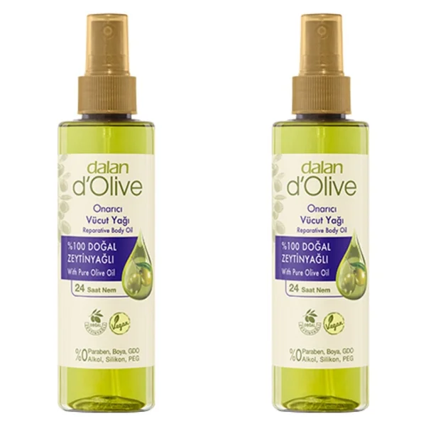 Dalan d'Olive Zeytinyağlı Onarıcı 200 ml 2 Adet Vücut Yağı - Görsel 2